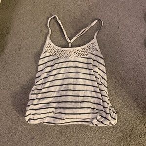 Cross back tank top
